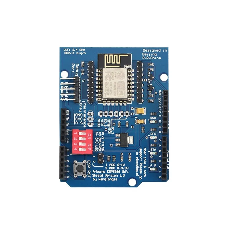 

ESP8266 ESP-12E UART Wifi Wireless Shield Development Board For Arduino UNO R3 Module Mega 3.3V 5V TTL Interface ONE