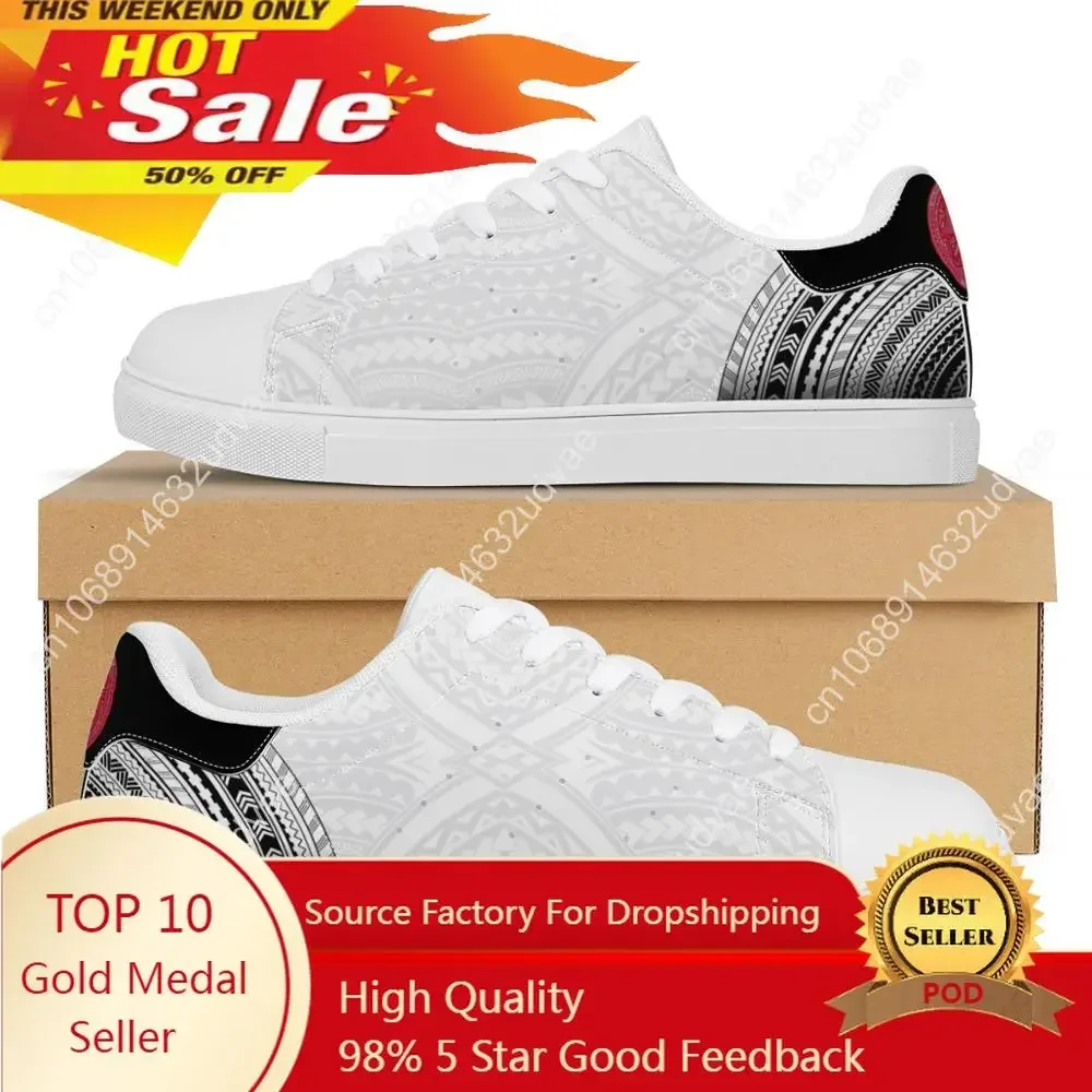 Модные Этнические кроссовки на плоской подошве в полинезийском Самоа Стильная
