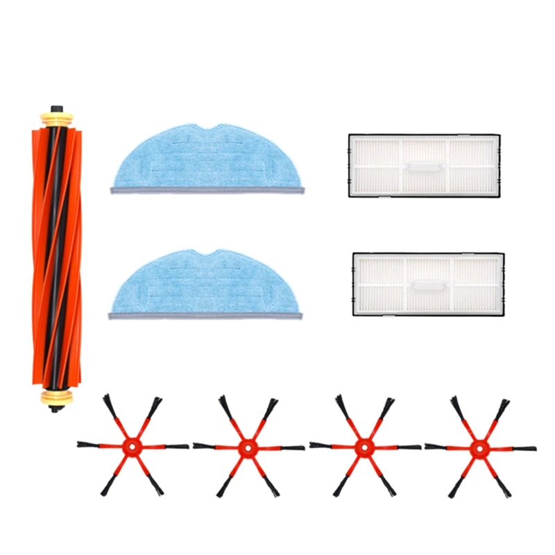 

9 Pcs Replacement Parts For Xiaomi T7 T7S Washable Filter Mop Sweeping Brush Accessories Household Cleaning Tools