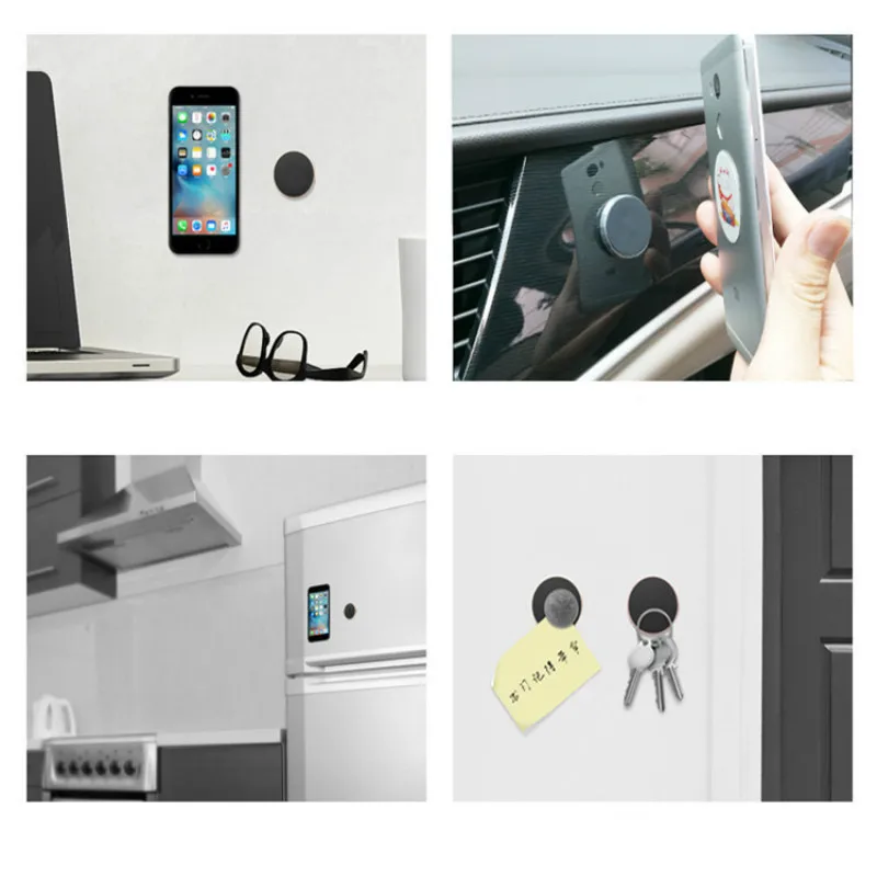 New Magnetic Car Phone Holder Dashboard Magnet Cell Phone Stand Steering Wheel Holder Magnetic Wall Holder for iPhone Samsung