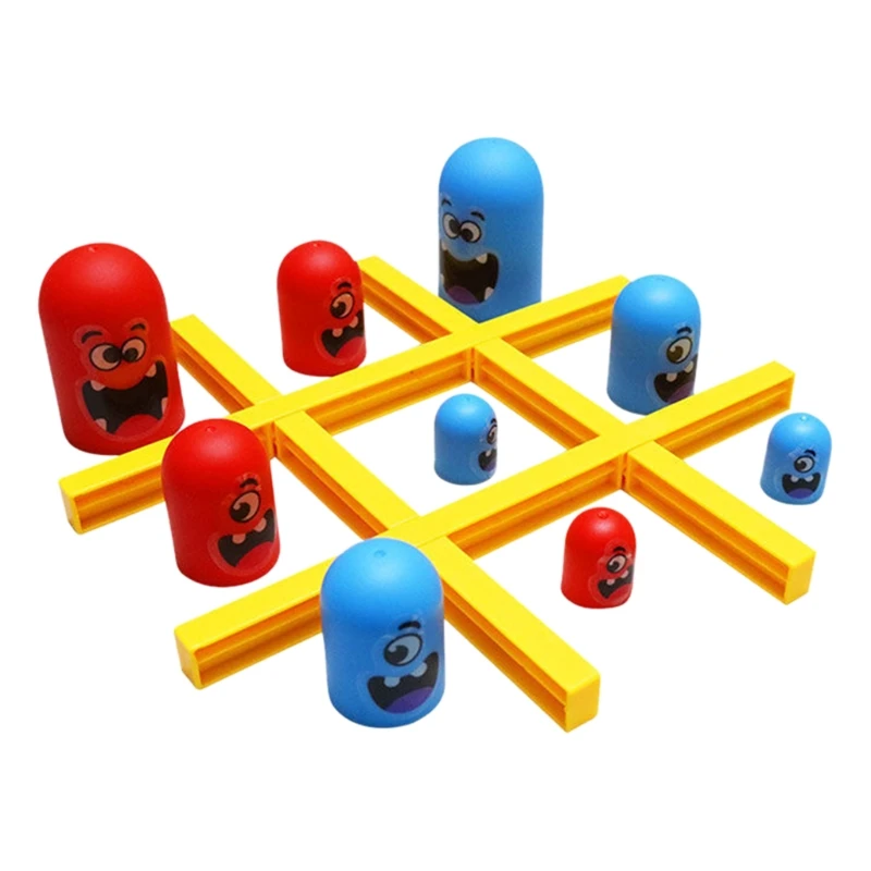 Настольные игры Tic Tac Toe Веселые Семейные большой обед маленькая стратегия