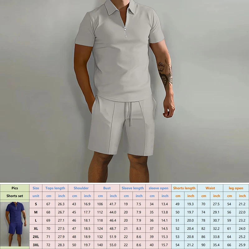 Spring 2 Piece Set Men Solid Men's Clothes Draped Short Long Sleeve Tops Long Pants Loose Tracksuit Casual Draping Suits 4Xl