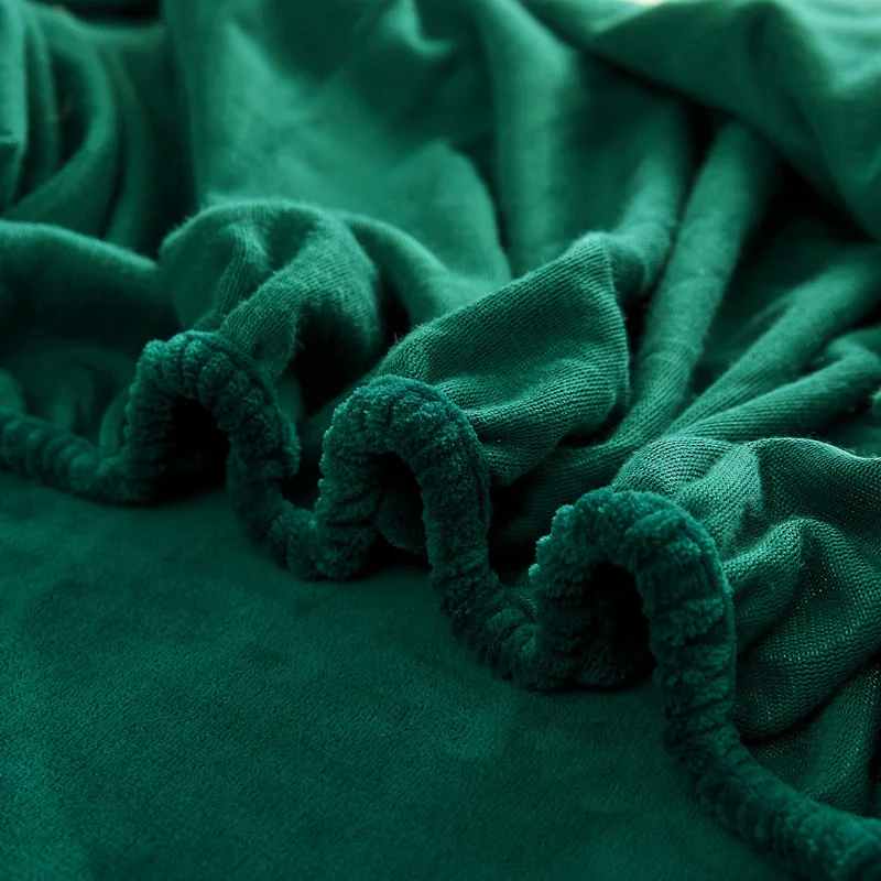 Простыня фланелевая однотонная в скандинавском стиле зимний супер мягкий