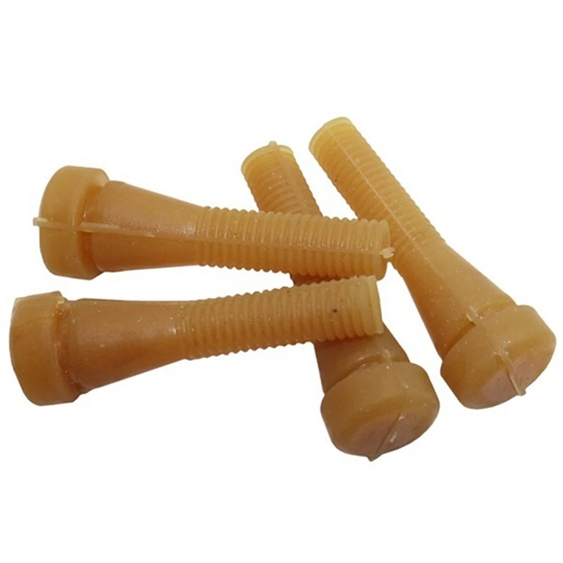 

200Pcs 65Mm Poultry Plucker Picker Fingers Hair Removal Machine Glue Stick Heavy Duty Plucking For Chicken Ducks Geese