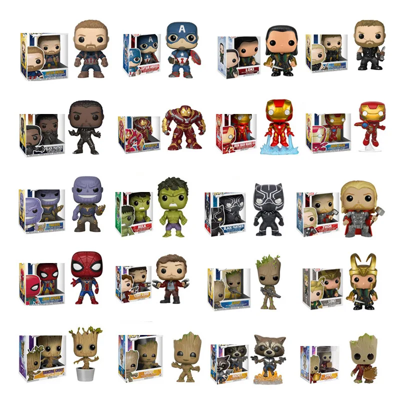 Популярные фигурки героев фильма Marvel мстители модель человека-паука