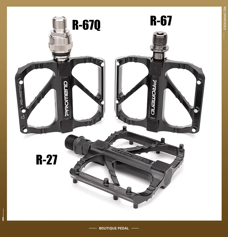 Велосипедные педали PROMEND легкий подшипник из углеродного волокна плоская педаль
