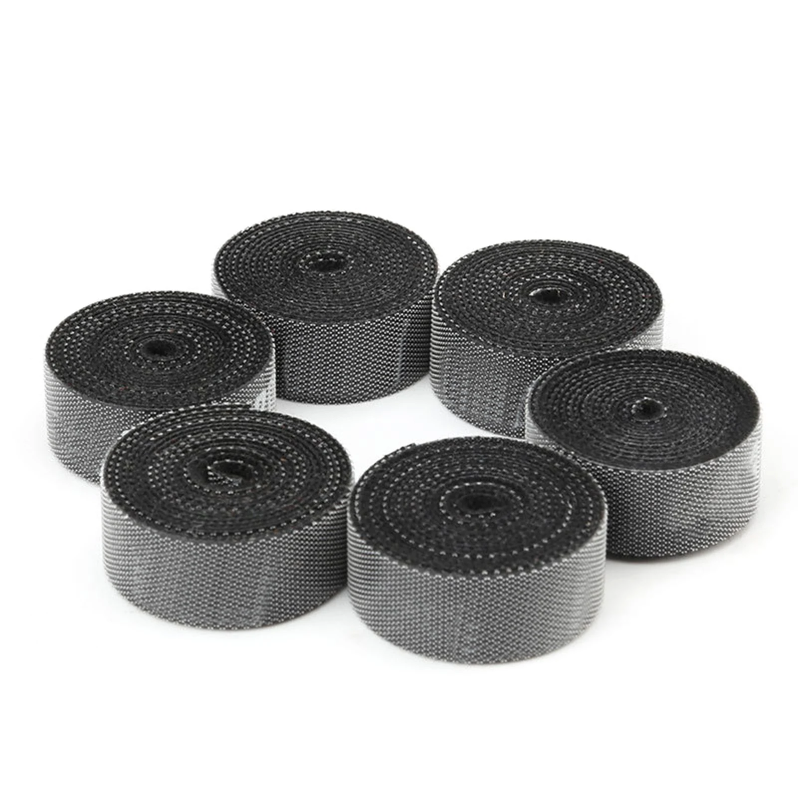

Organizing Tape 6 Roll Reusable Cable Straps Cable Ties Nylon Fastening Tape Wire Organizer For Cords Cable Management
