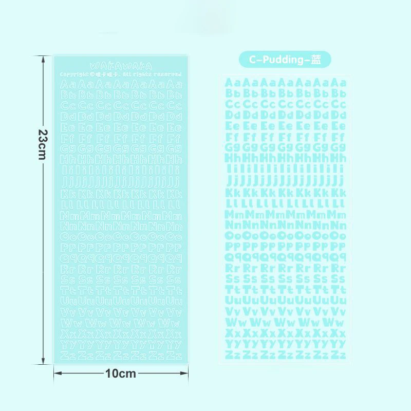 

Набор наклеек с буквами алфавита Blinkslike