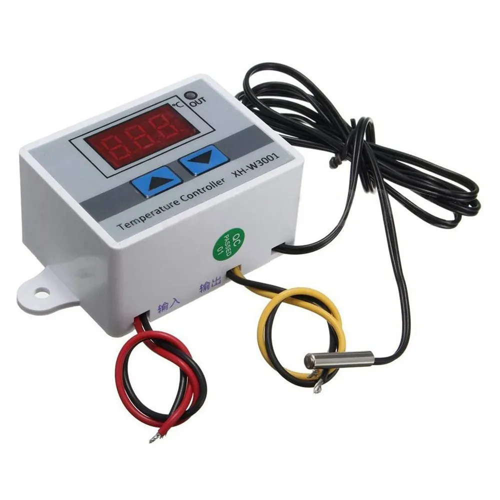 

XH-W3001 W3001 Temperature Controller Digital LED AC 90-250V 110V 220V Thermometer Thermo Controller Switch Probe Max 10A NTC10K