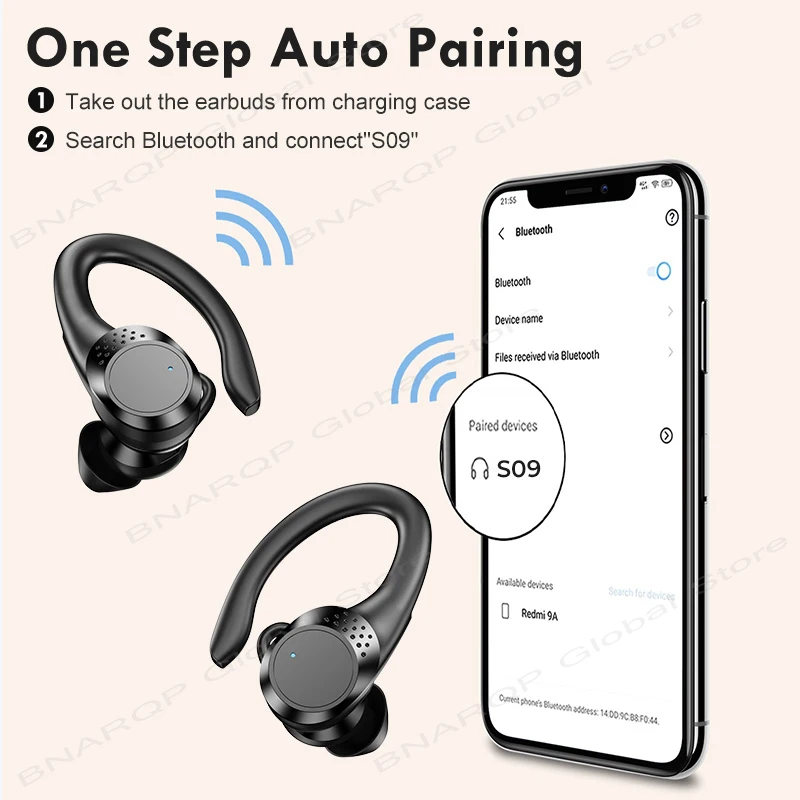 TWS-наушники с поддержкой Bluetooth 5 2 и микрофоном |