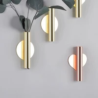 creative metal wall flower ware nordic style home decoration vase golden perforated living room pendant hanging decor aesthetic