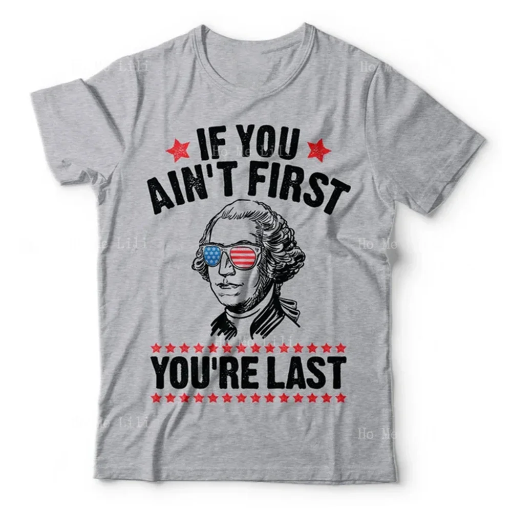 Забавная хлопковая футболка большого размера из США в патриотическом