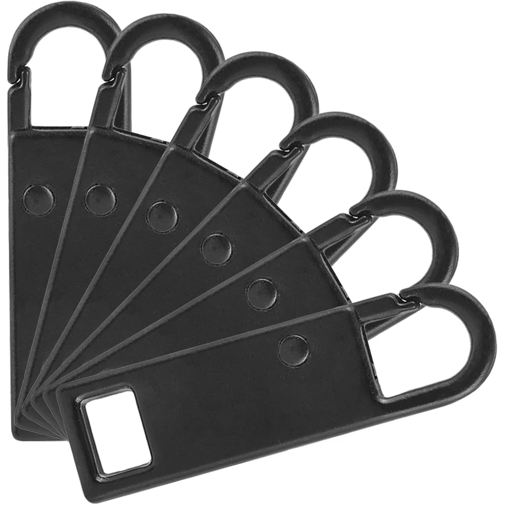 

6 Pcs Dress Jacket Detachable Zipper Puller Clothing Heads Repair Kit Jackets Tabs Pulls Replacement