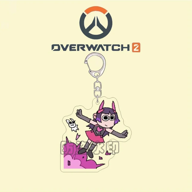 Фото Overwatch HDKeyring Подвеска Shimada Hanzo Подарки Акриловый Брелок Подвесные Украшения Аксессуары Орнамент Рюкзак №2