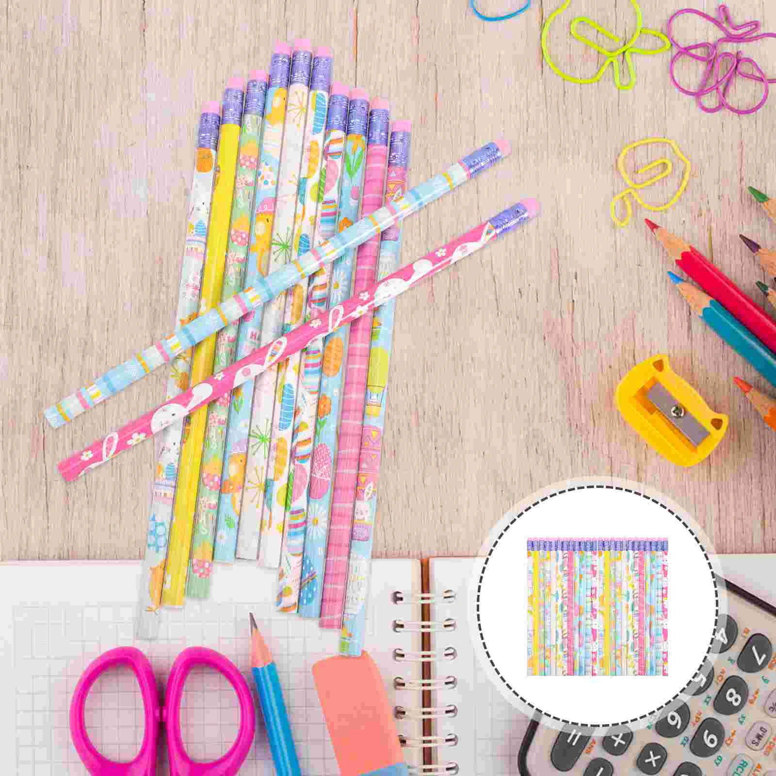 

Easter Party Kids Favors Students Supplies Gift Themed School Colorful Spring Stationery Holiday Rabbit Egg Office Presents