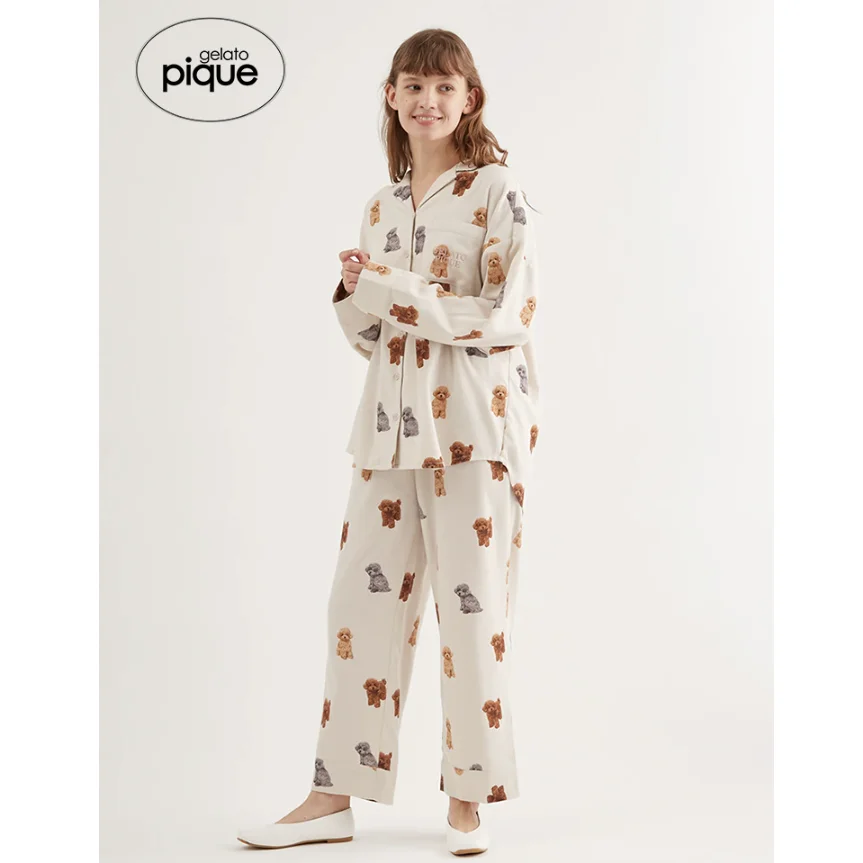 

Gelato Pique Pajamas Set Ladies Room Wear Lounge Wear
