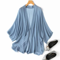 natural silk new 2022 summer thin high quality camisas mujer open stitch woman tops camisa feminina korean fashion