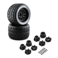 2pcs 18 110 bigfoot monster truck rubber tire tyre 14mm 17mm wheel hex for traxxas arrma redcat hsp hpi hobao