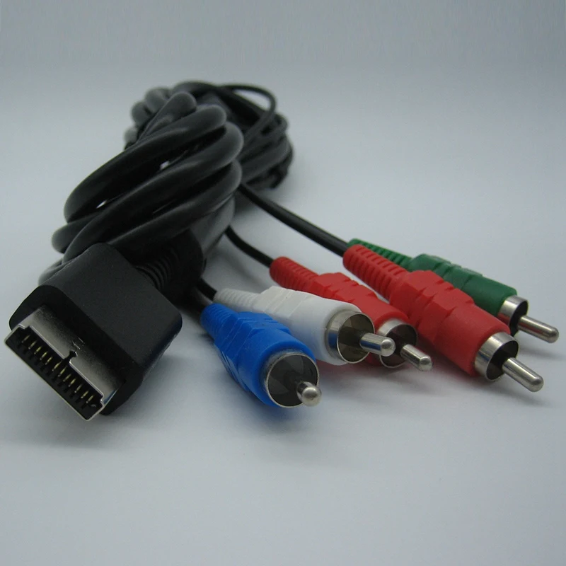 Ypbpr для PS2/PS3/PS3 Slim HDTV-готовый ТВ HD компонентный AV-кабель 5-проводной 6 футов черный