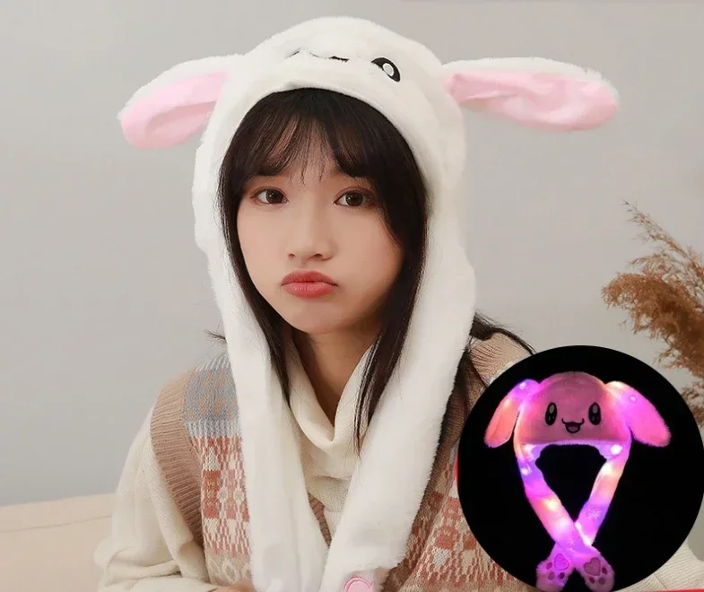 Sanrio женская шапка с ушами плюшевая подушкой безопасности игрушка для фотосессии