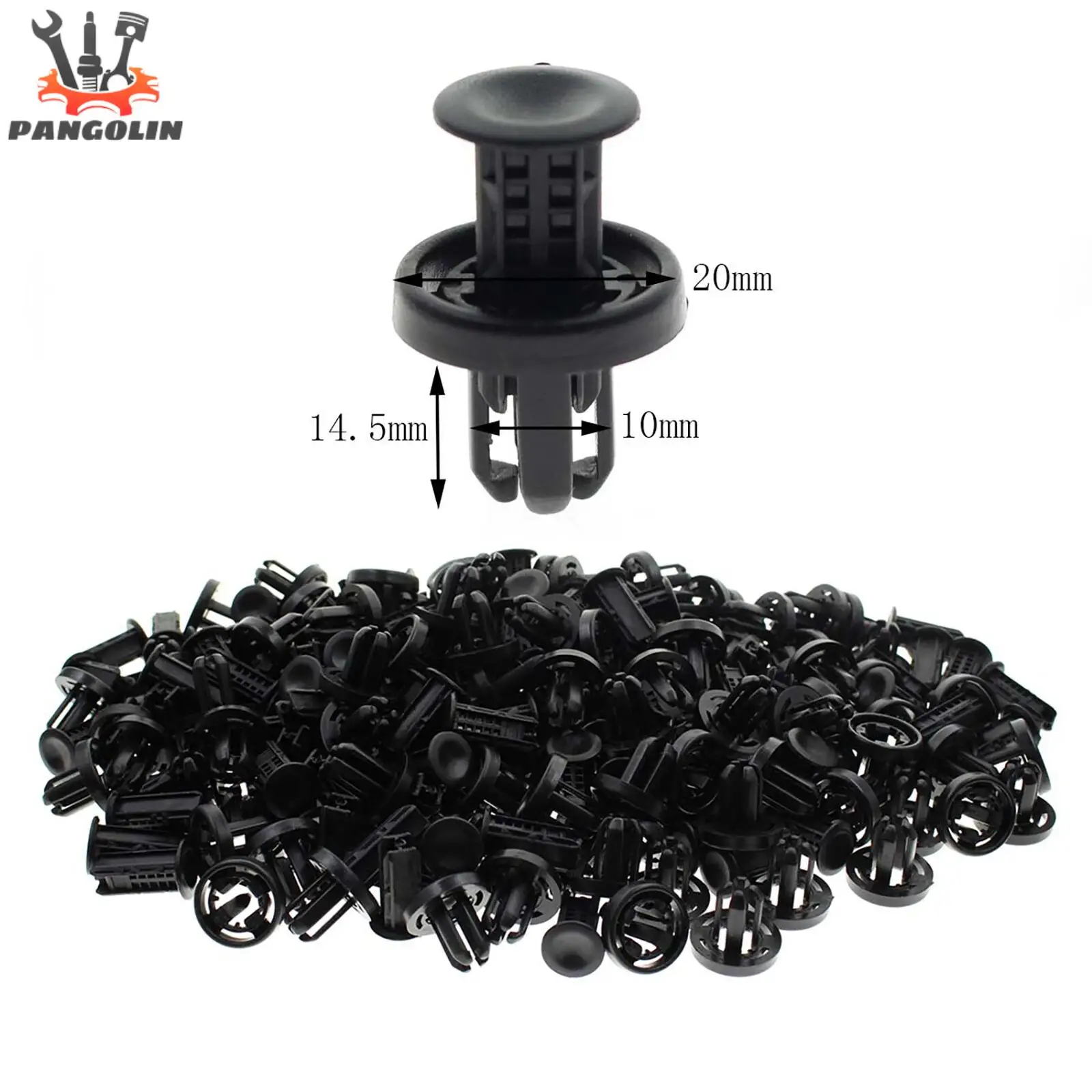 

100 шт. зажимы нажимного типа 91505-TM8-003 91505TM8003 для Honda Acura Civic Acura RDX NSX RLX CR-V ILX CR-Z 2013-2018 Запчасти