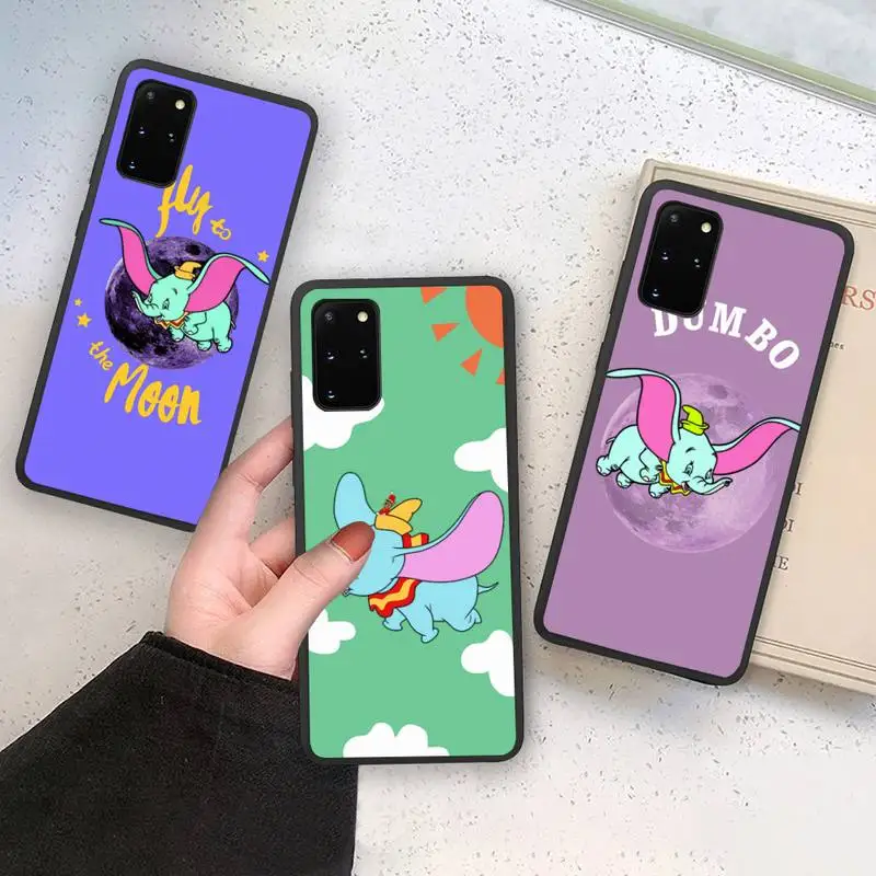 

Bandai Cartoon Dumbo Phone Case Soft For Samsung Galaxy Note20 ultra 7 8 9 10 Plus lite M21 M31S M30S M51 Cover