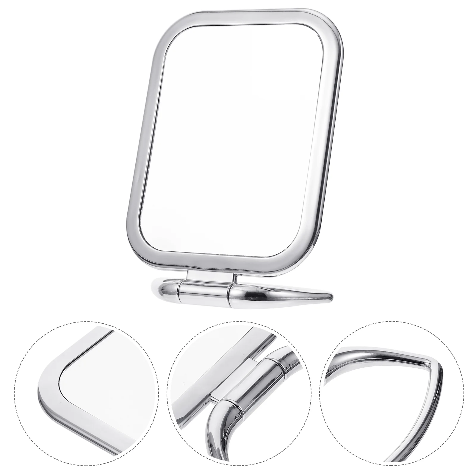 

Mirror Stand Makeup Vanity Table Stand Mirror Vanity Mirror Desk Double Sided Makeup Mirror Folding Portable Makeup Mirror