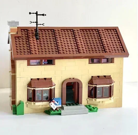 В НАЛИЧИИ Модель дома Kwik E Mart и супермаркета строительные блоки кирпичи 16004 16005 71016