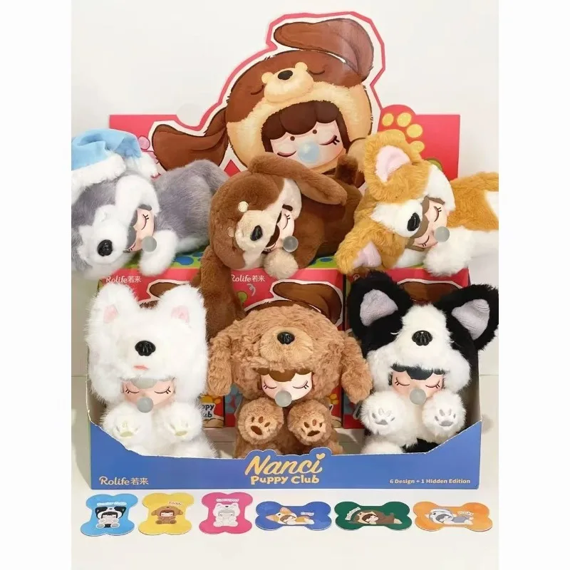 Фото В наличии: Оригинальная коллекционная серия Blind Box Rolife Nanci Dog Club – Аниме-фигурки, декоративные игрушки для праздников, подарки №2