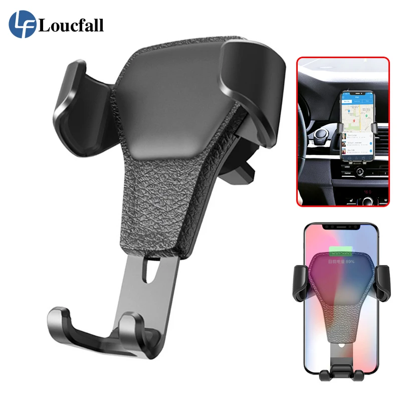 

Mobile Phone Holder For Gravity Car Mount Car Air Vent Clip Stand Cell phone GPS Support For iPhone 11 XS X XR 7 phone accessori