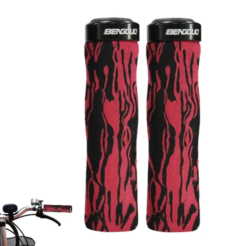 

Sponge Bicycle Handlebar Grips Mountain Bike Slub Pattern Sponge Handlebars Bicycle Sponge Handle Cover For Different Styles Of