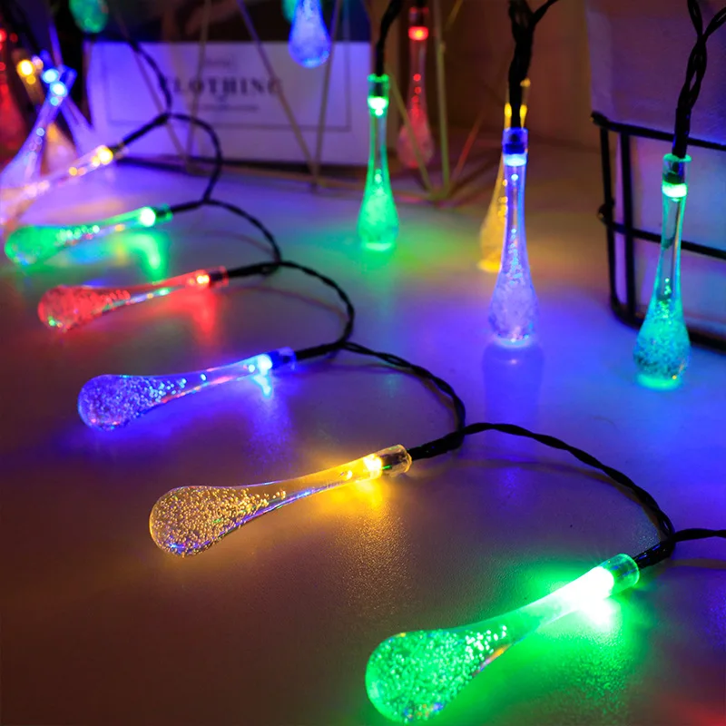 

5/6.5/7/12 м фотолампа-гирлянда, работающая от солнечной энергии, 8 режимов