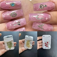 metal rivet nail art decoration studs manicure design mixed style gold silver jewelry diy 3d charms accessories
