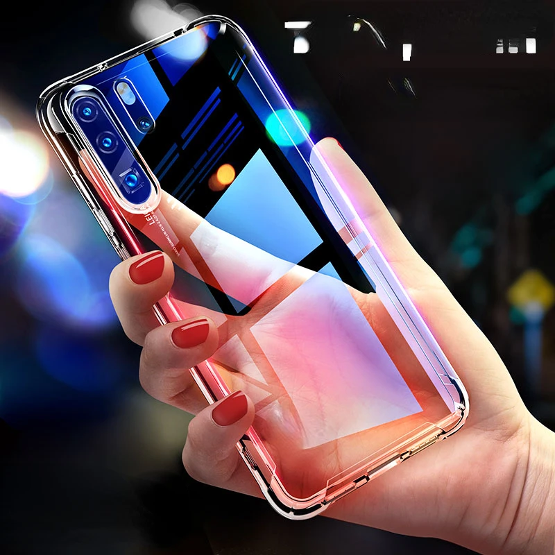 

Clear Soft TPU For Huawei P20 P30 Lite Pro Transparent Phone For Huawei Mate 20 30 20 lite Pro V20