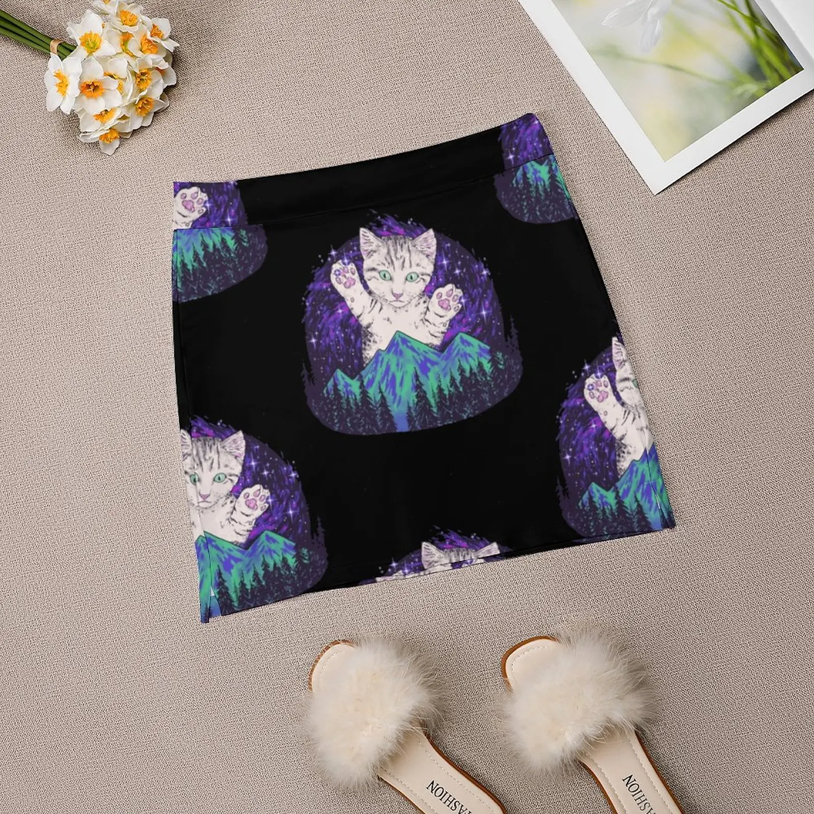 Aurora Meowealis женская спортивная юбка для тенниса гольфа танцев фитнеса бега йоги