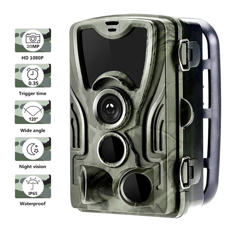 Hunting Trail Camera Wildlife Camera With Night Vision Motion Activated HC801A Outdoor Trail Camera Trigger Wildlife Scouting