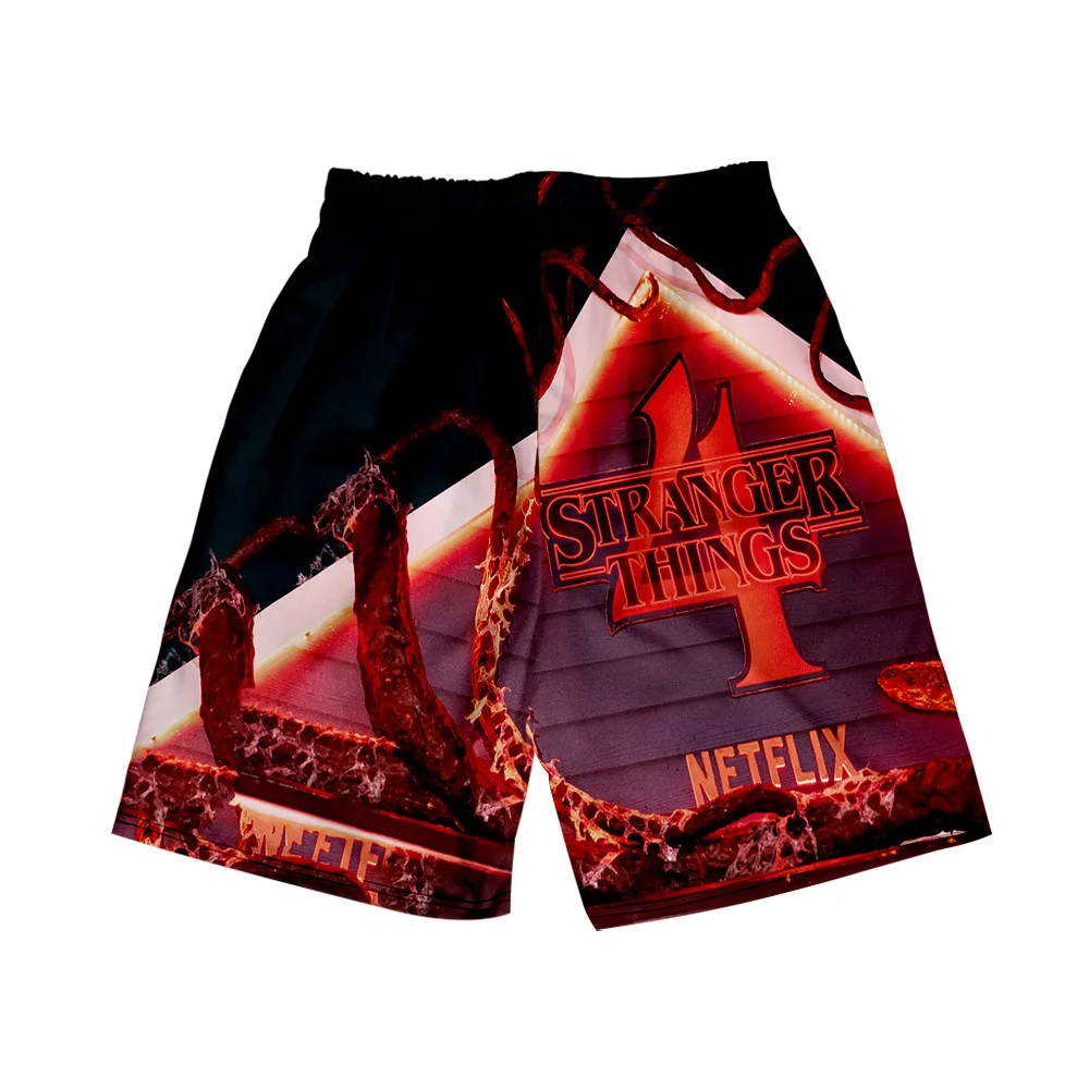 

New Seaside Travel Beach Pants Sale Men's Casual Shorts Stranger Things 4 Beach Pants Teens Loose Seaside Free Shipping in Spain
