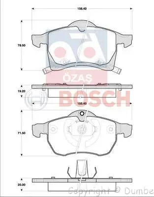 

986424457 для десяти тормозных колодок ASTRA G CORSA C ZAFIRA B