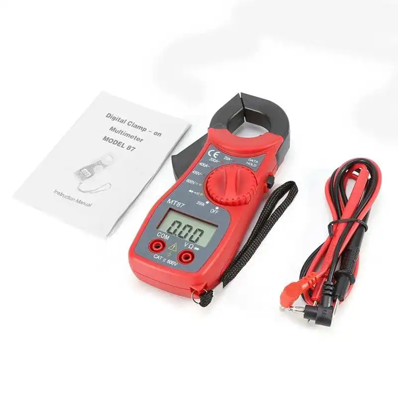 

Multimeter MT87 Professional LCD Digital Clamp Meter Multimeters Voltmeter Ammeter Ohmmeter Portable Digital Electronics Tools