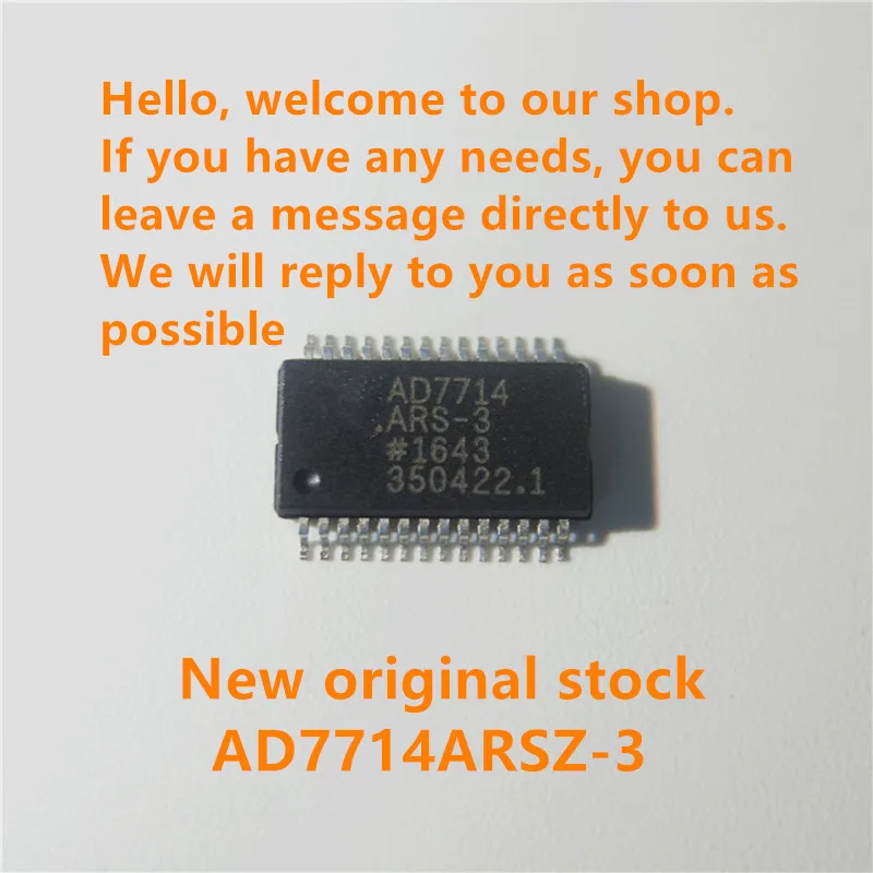 

Новый оригинальный stock AD7714ARSZ-3REEL AD7714ARSZ аналоговый в цифровой преобразователь-ADC 28-BIT SIGMA DE SMD/SMTLTA A/D IC
