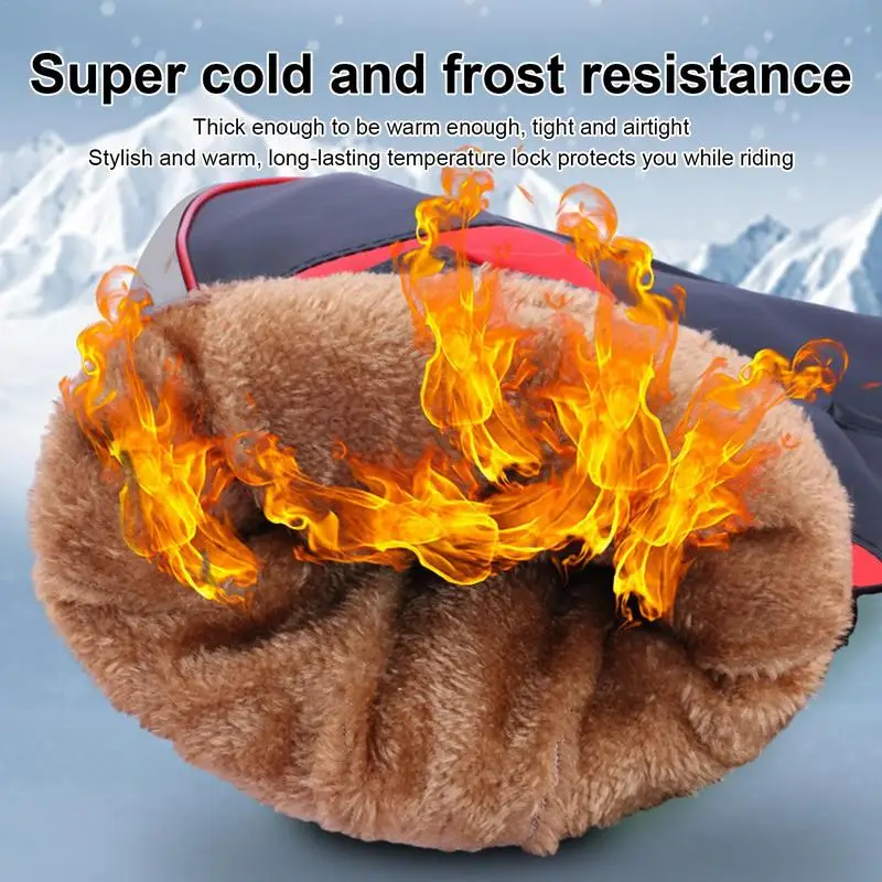 Зимние муфты на руль мотоцикла зимняя теплая ручка водонепроницаемая