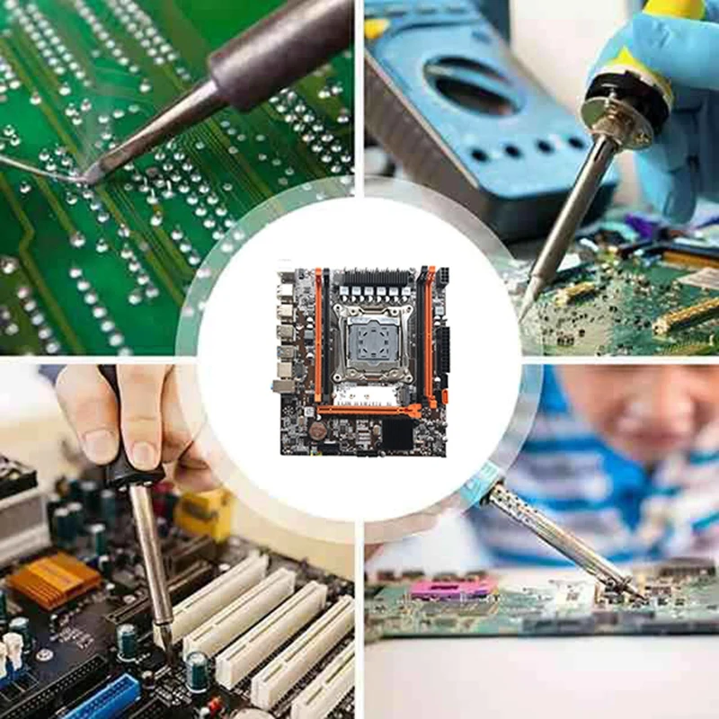 Системная плата X99H системная для компьютера с процессором E5 2620 V3 + DDR4 4 Гб 2133 МГц