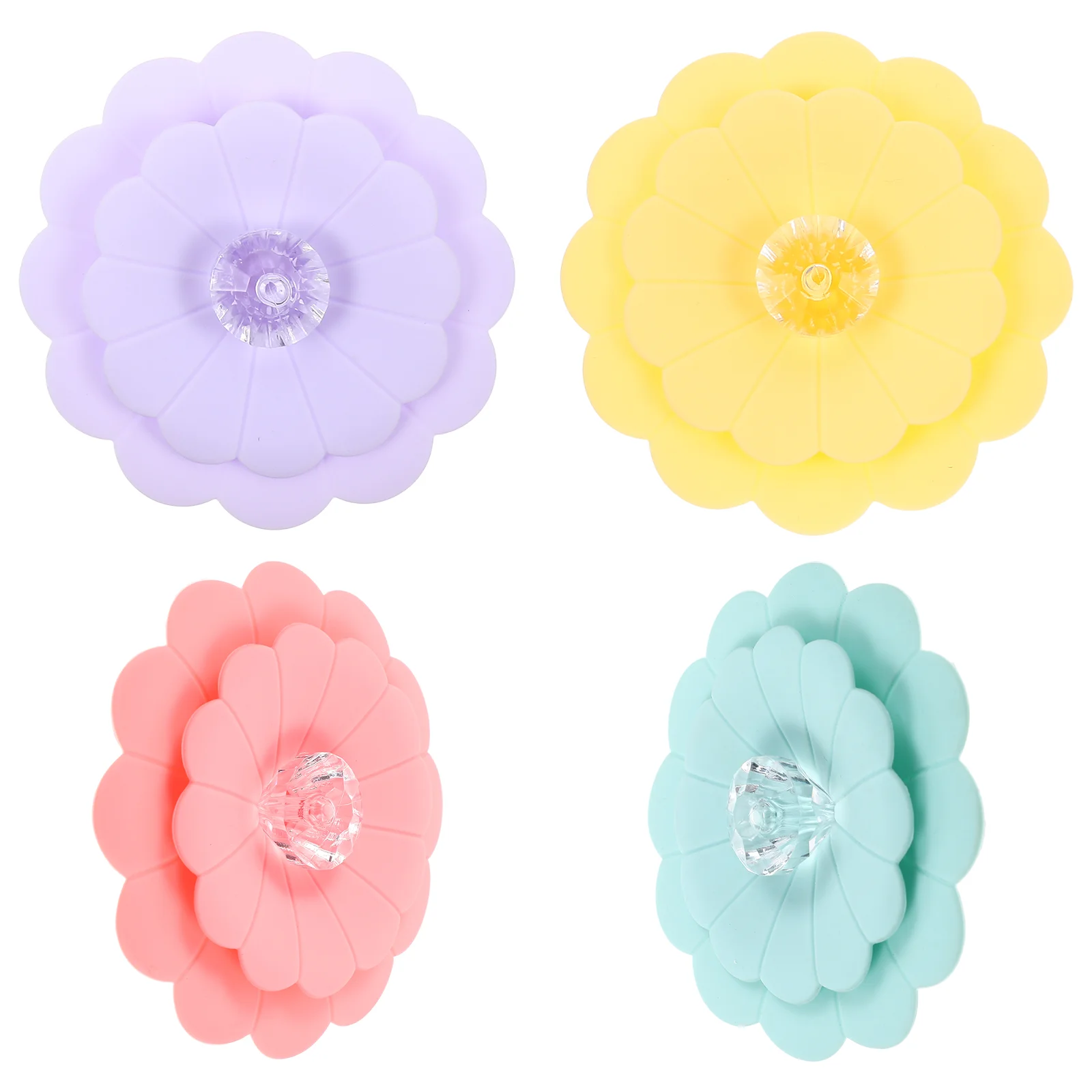 

Cup Cover Lid Silicone Lids Mug Covers Drinks Drinkfor Tea Can Drinking Airtight Seal Flower Proof Coffee Hot Scrunchie