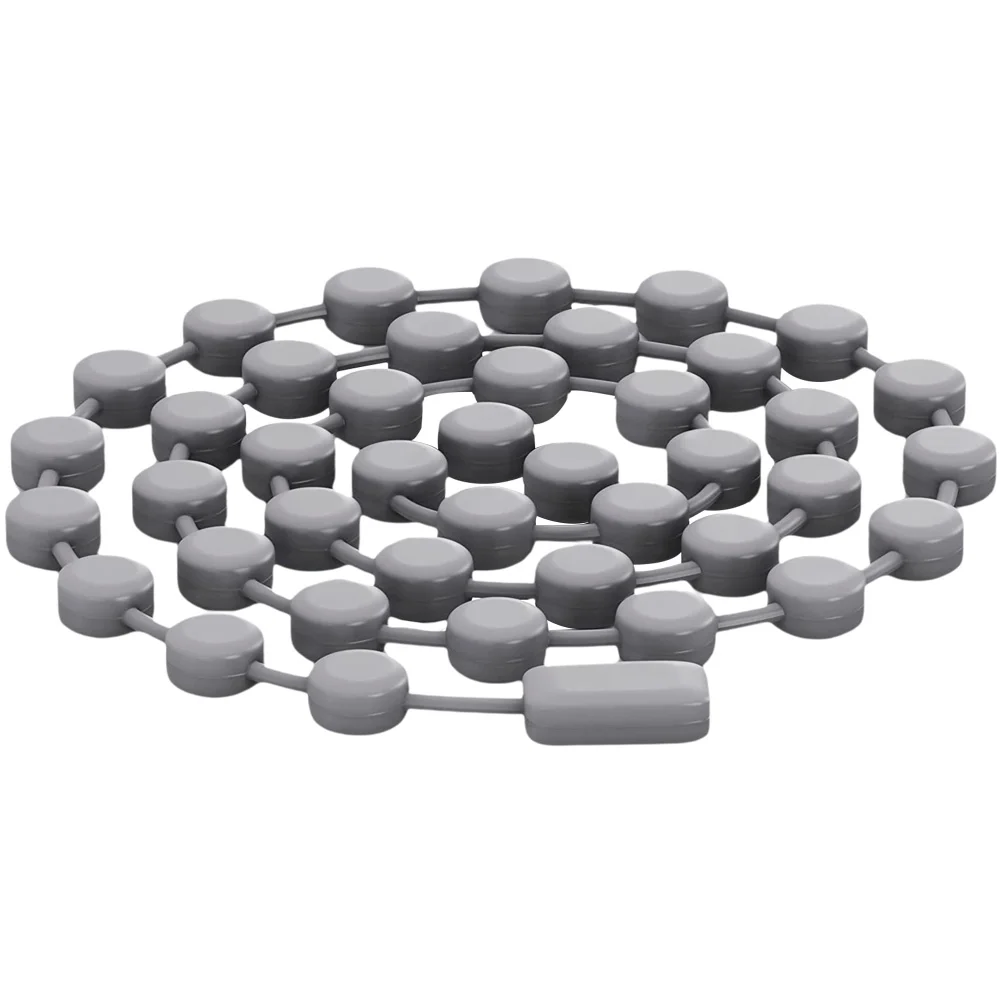 

Multi-use Portable Baking Reusable Silicone Chain Coaster Kitchen Hot Pot Pad for Friends Decorate Baking