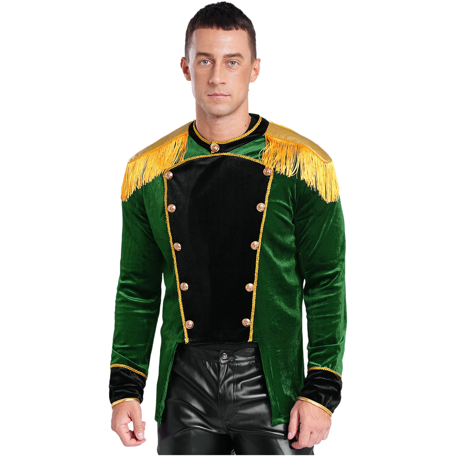 Мужской цирковой манеж костюм для косплея на Хэллоуин нарядная куртка с длинными