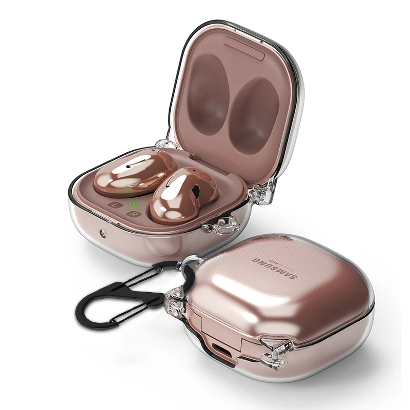 

Чехол для наушников с Bluetooth для Ringke Galaxy Buds Live, чехол с карабином, аксессуары для наушников