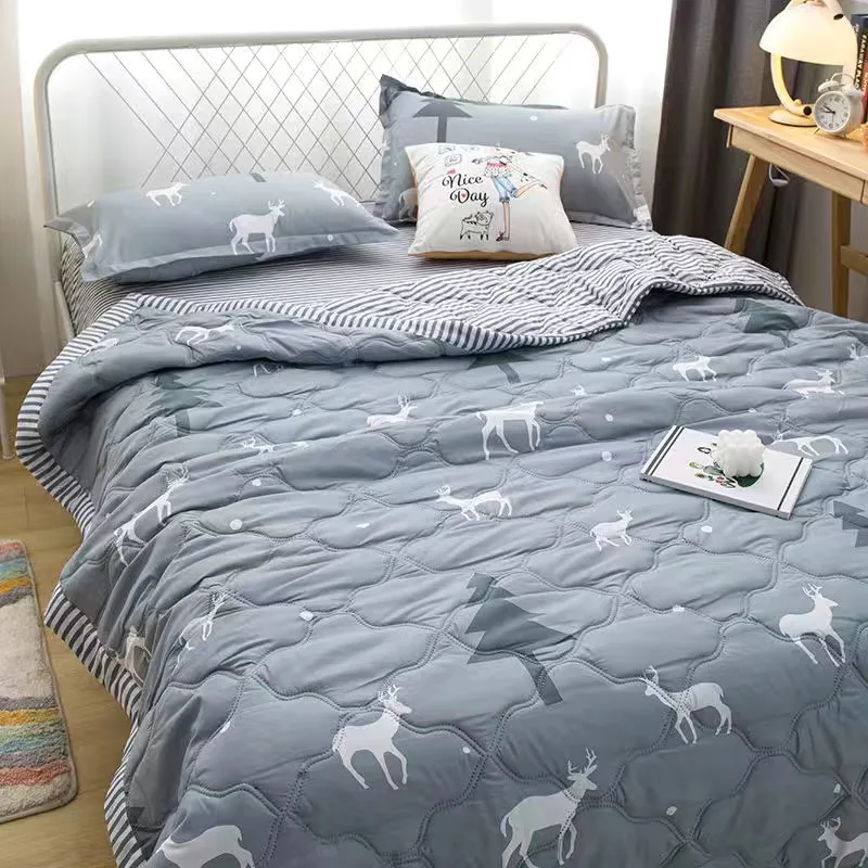 Одеяло летнее мытое одеяло Кондиционер мягкое тонкое для кровати новорожденных