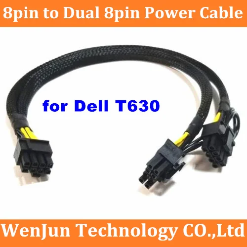 PSU 8pin к Dual 8(6 + 2)pin PCI-E кабель питания интерфейса для сервера DELL T630 и графической карты GPU RTX2080TI 3090 PSU 8pin к Dual 8(6 + 2)pin PCI-E кабель питания интерфейса для сервера DELL T630 и графической карты GPU RTX2080TI 3090
