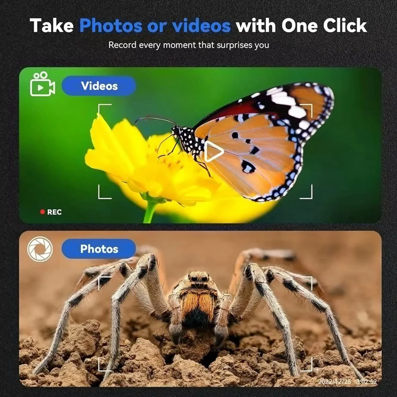 Цифровой микроскоп ручная USB HD инспекционная камера 50X-1600X с подставкой 8