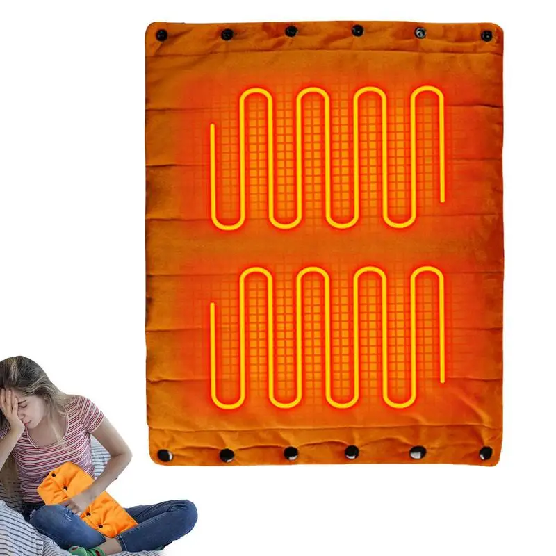 

Подушка для сиденья с подогревом, многофункциональное зимнее домашнее портативное электрическое одеяло, маленькая многофункциональная по...